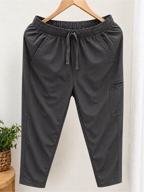 Scrubs & Beyond Comfort Straight Leg scrub pants: Charcoal Gray